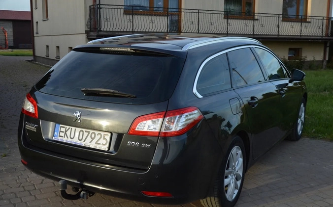 Peugeot 508 cena 30900 przebieg: 279000, rok produkcji 2012 z Kutno małe 379